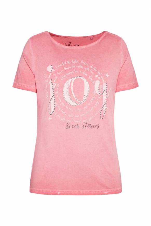 Soccx T-Shirt Mit U-Boot-Ausschnitt Und Artwork Sunrise