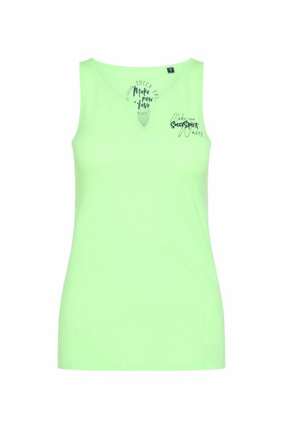 Soccx Trägershirt Mit Offenem Rundhalsausschnitt Fresh Lime