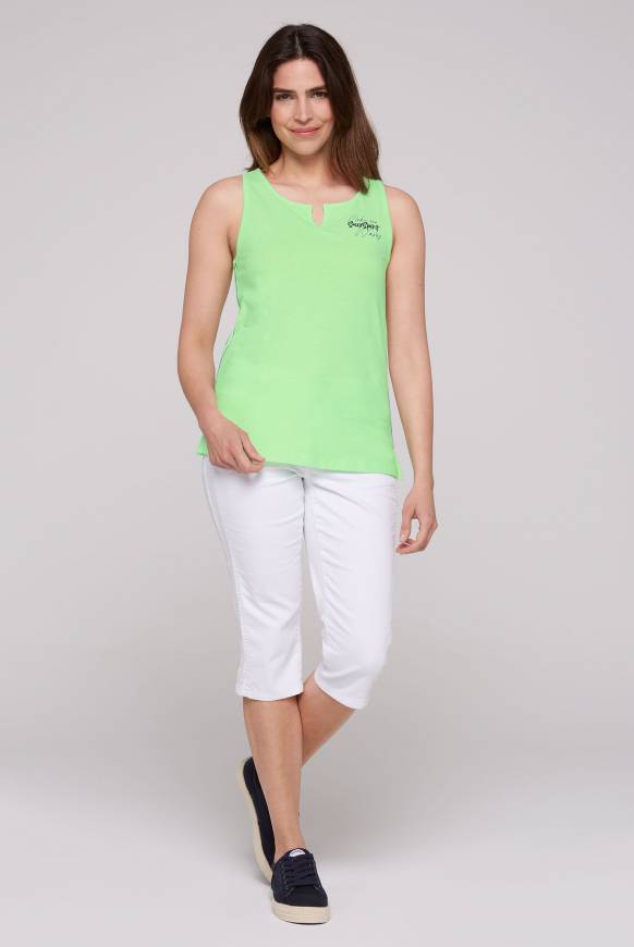 Soccx Trägershirt Mit Offenem Rundhalsausschnitt Fresh Lime