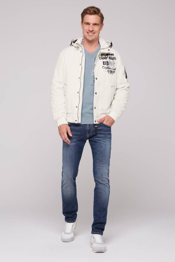 Soccx Winterblouson Mit Abtrennbarer Kapuze Und Artworks Kitt