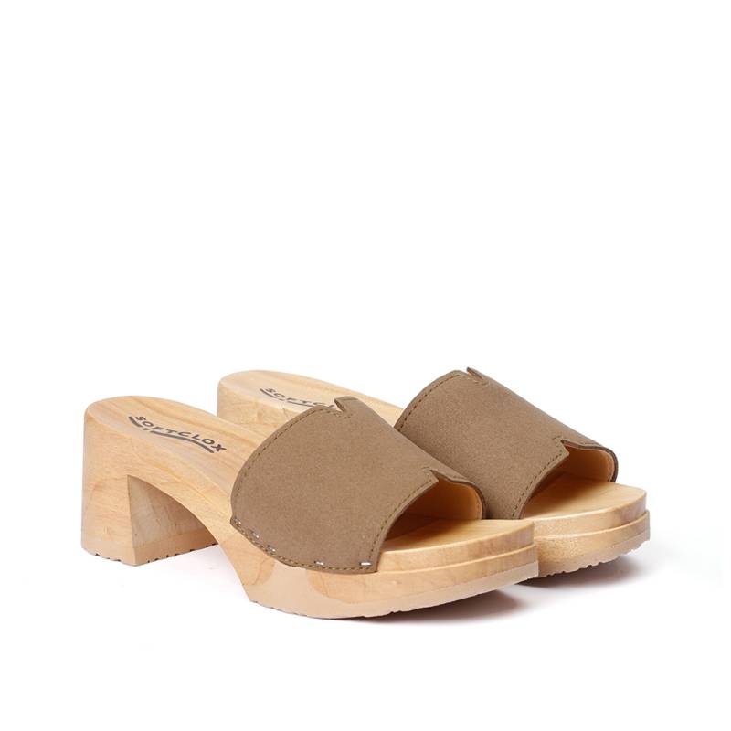 Softclox HENRIETTA Vegan Velourseffekt Tabacco (natur)