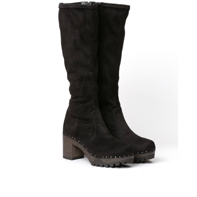 Softclox OLIVERA Vegan Velourseffekt Schwarz (dunkel)