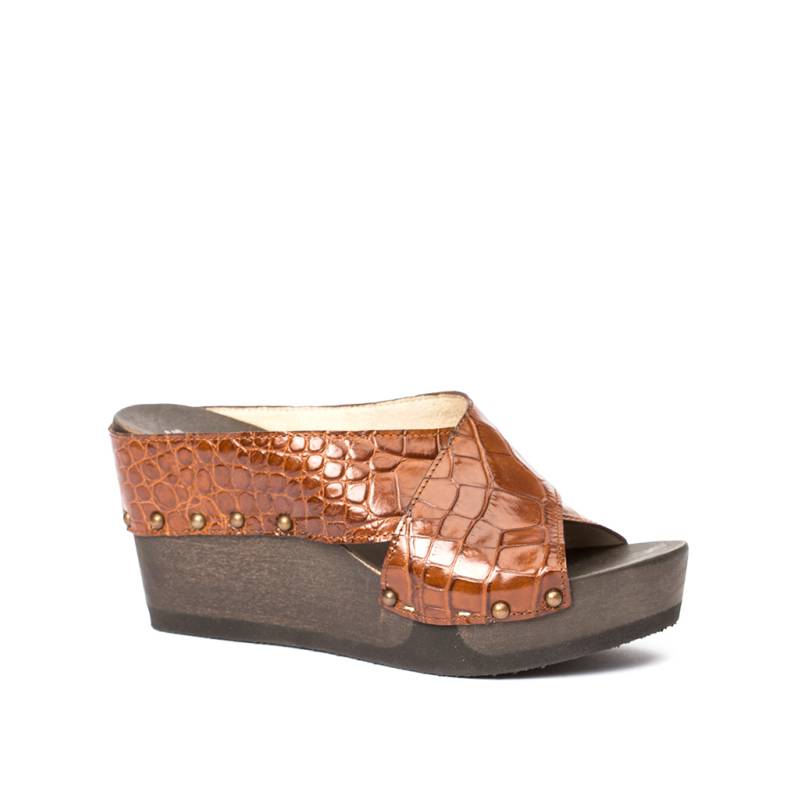 Softclox ALENA Krokoprint braun