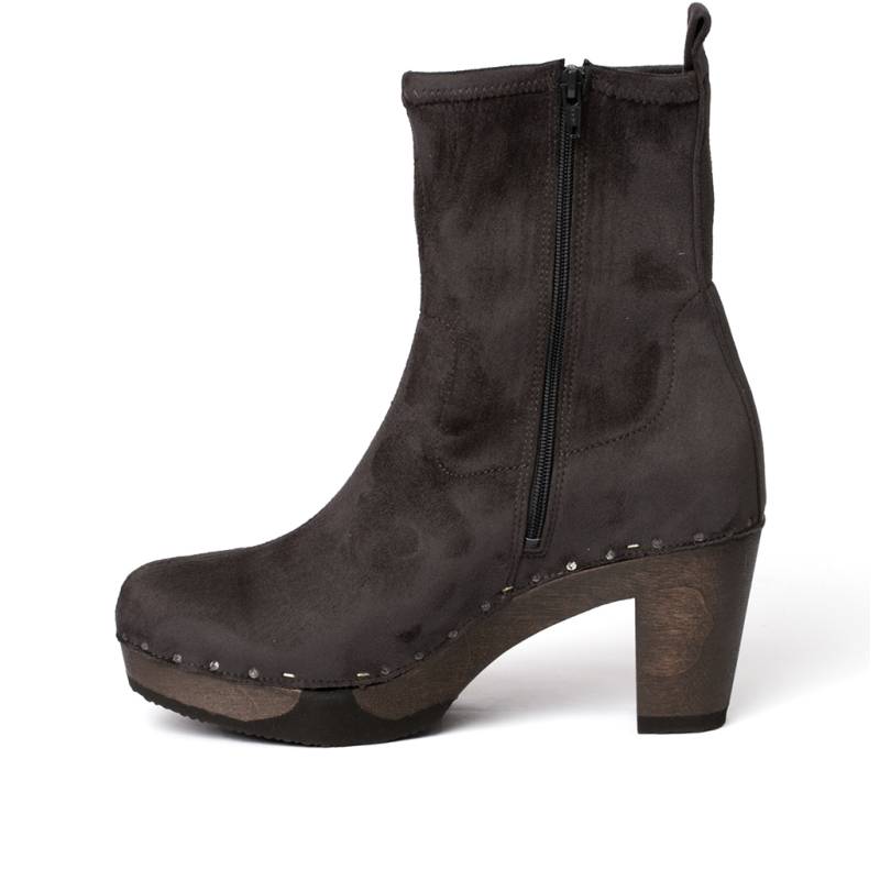 Softclox FABIA Vegan Velourseffekt Grau (dunkel)