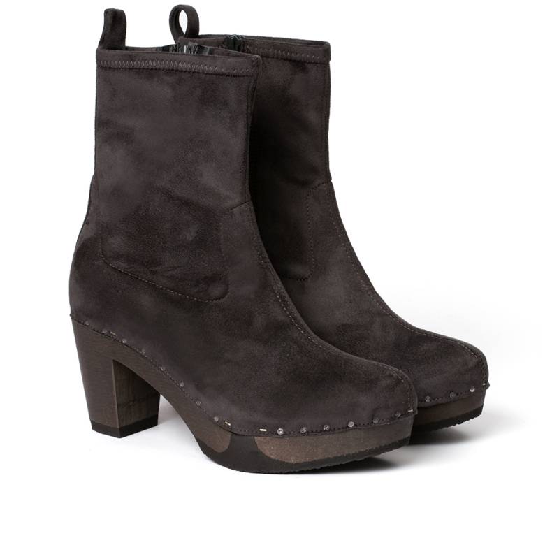 Softclox FABIA Vegan Velourseffekt Grau (dunkel)