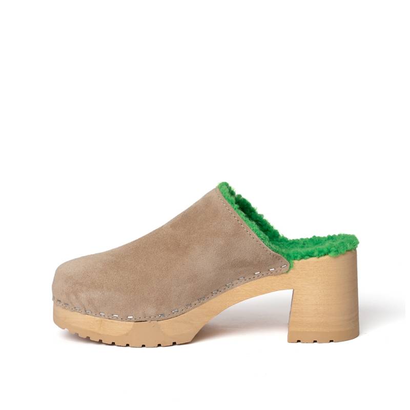 Softclox HANJA Kaschmir/Plüsch Taupe/green (natur)