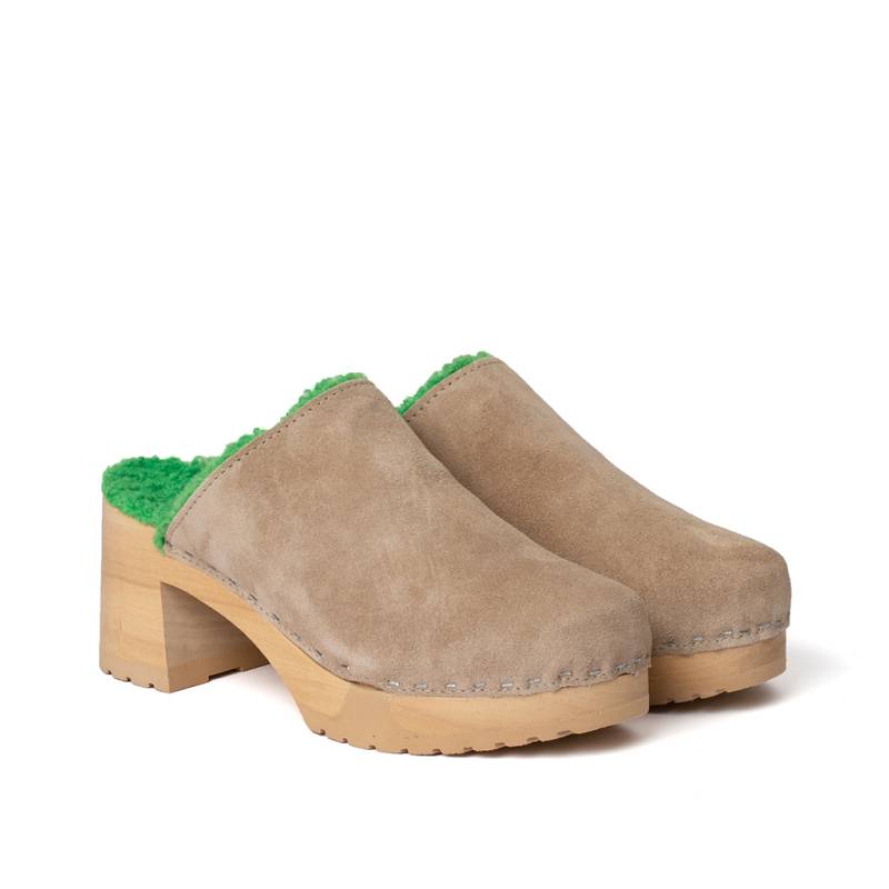 Softclox HANJA Kaschmir/Plüsch Taupe/green (natur)