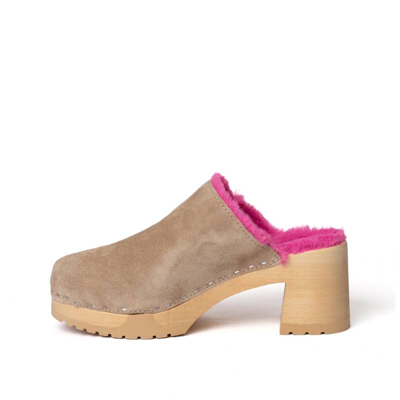 Softclox HANJA Kaschmir/Plüsch Taupe/pink (natur)