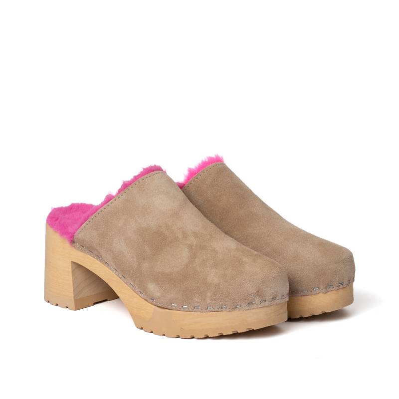 Softclox HANJA Kaschmir/Plüsch Taupe/pink (natur)