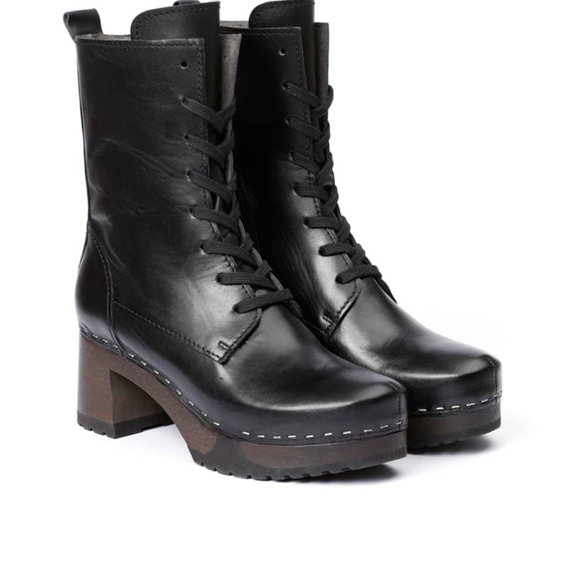 Softclox HELMA Bright Nappa Schwarz (dunkel)