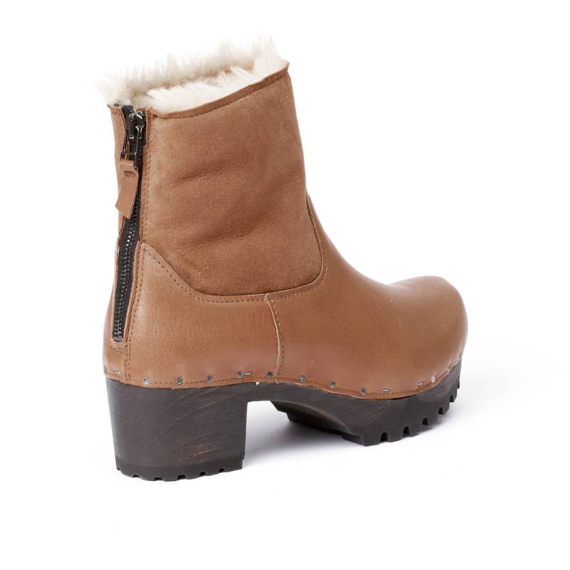 Softclox IRIS Washed Nappa/DF Velour Camel