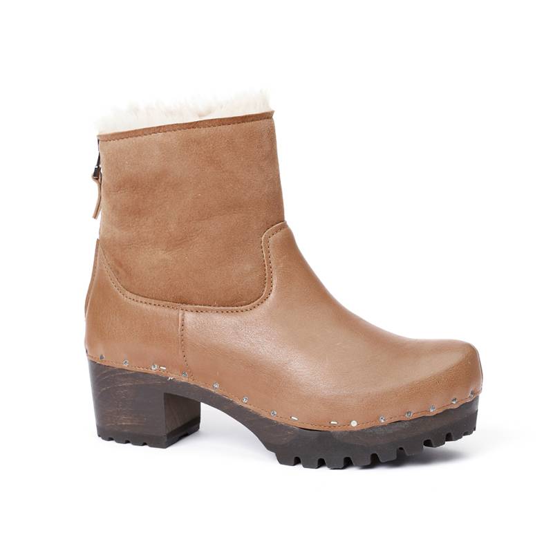 Softclox IRIS Washed Nappa/DF Velour camel