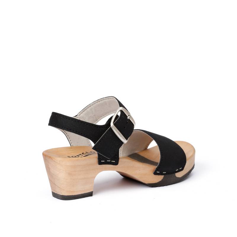 Softclox KEA Vegan Velourseffekt Schwarz (hazelnut)