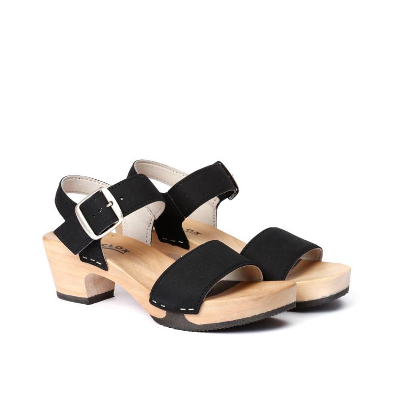 Softclox KEA Vegan Velourseffekt Schwarz (hazelnut)