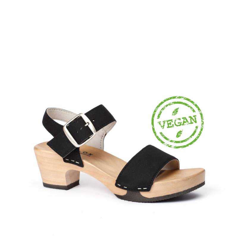 Softclox KEA vegan Velourseffekt schwarz (hazelnut)