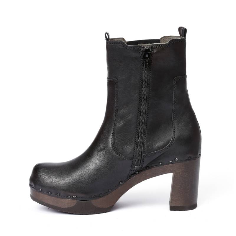 Softclox LAURENTIA Washed Nappa Schwarz