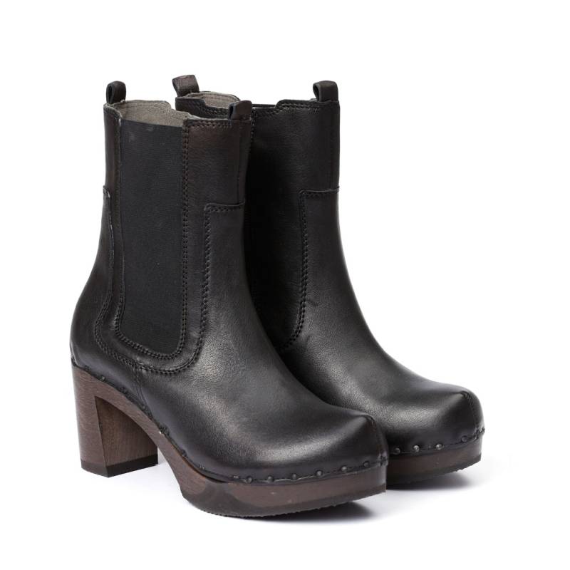 Softclox LAURENTIA Washed Nappa Schwarz