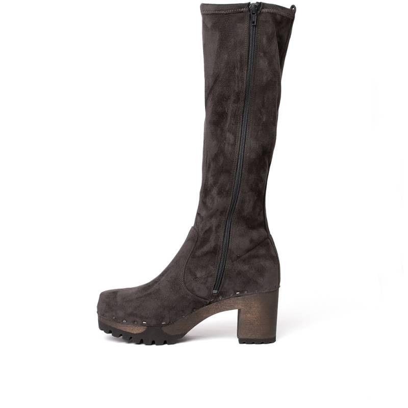 Softclox OLIVERA Vegan Velourseffekt Grau (dunkel)