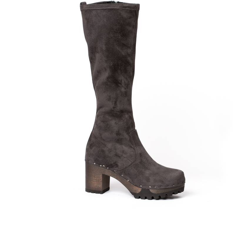 Softclox OLIVERA vegan Velourseffekt grau (dunkel)