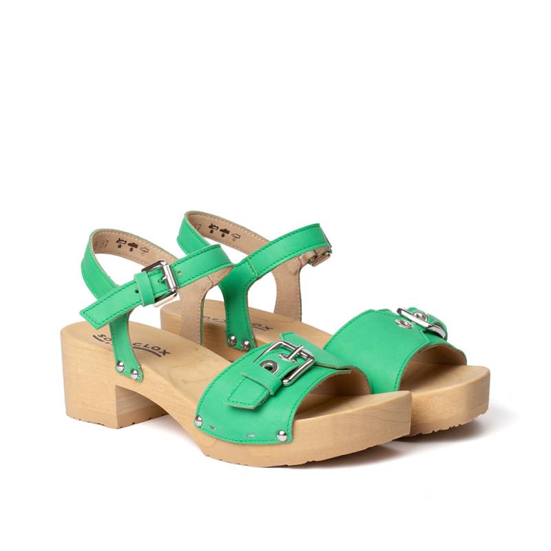 Softclox PEPITA Nappa Jadegrün (natur)