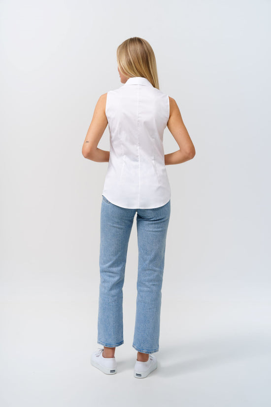 Soluzione Ärmellose Bluse Carlotta