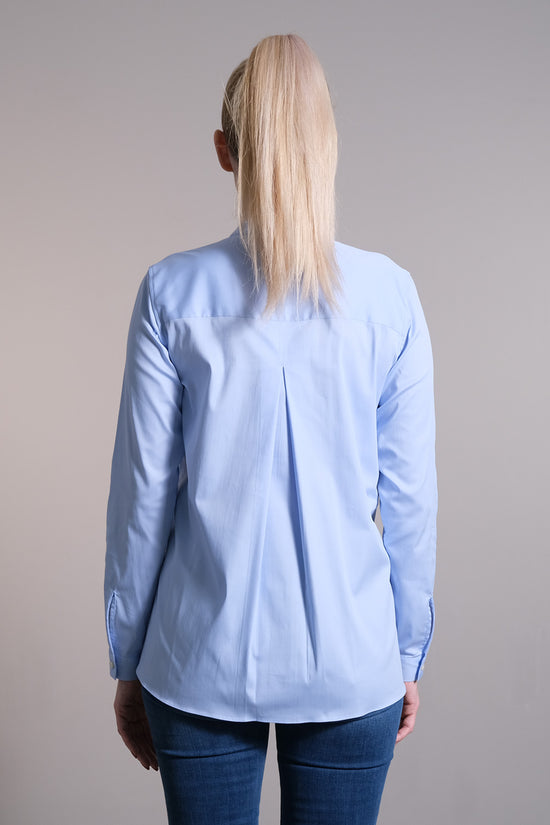 Soluzione Bluse Mit Stehkragen Lucia