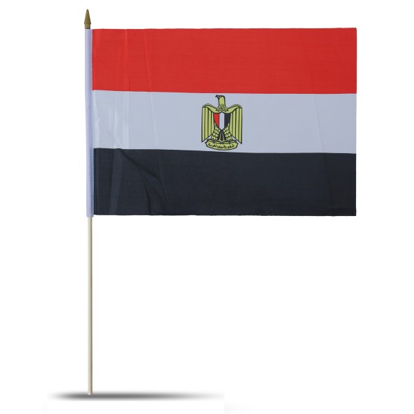 Sonia Originelli 10er Set Fahne Flagge Winkfahne "Ägypten" Egypt Handfahne EM WM