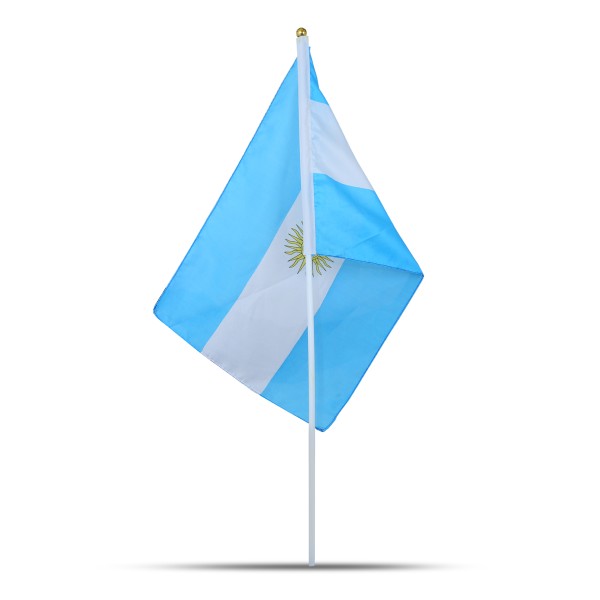 Sonia Originelli 10er Set Fahne Flagge Winkfahne "Argentinien" Argentina Handfahne EM WM