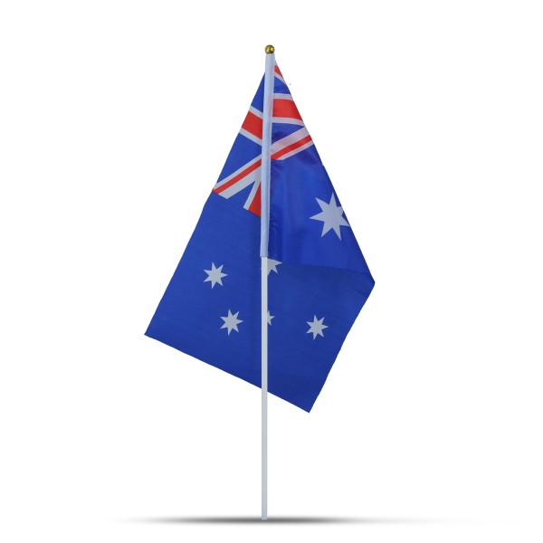 Sonia Originelli 10er Set Fahne Flagge Winkfahne "Australien" Australia Handfahne EM WM
