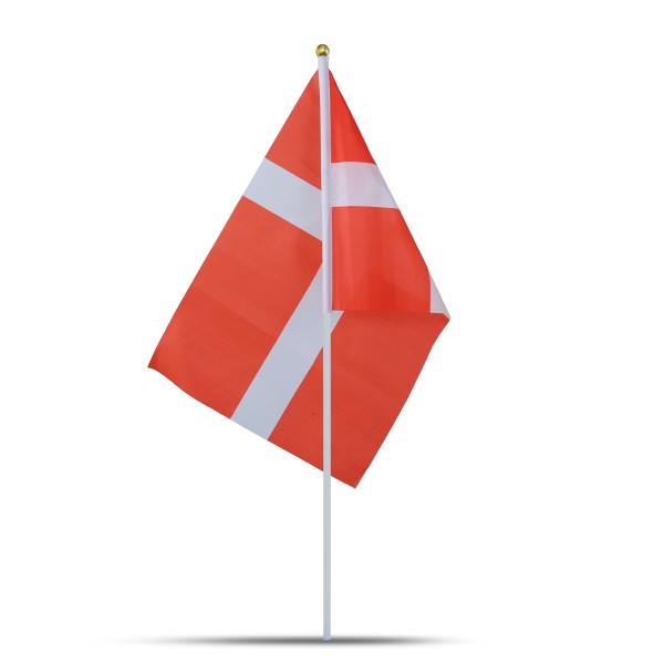Sonia Originelli 10er Set Fahne Flagge Winkfahne "Dänemark" Denmark Handfahne EM WM