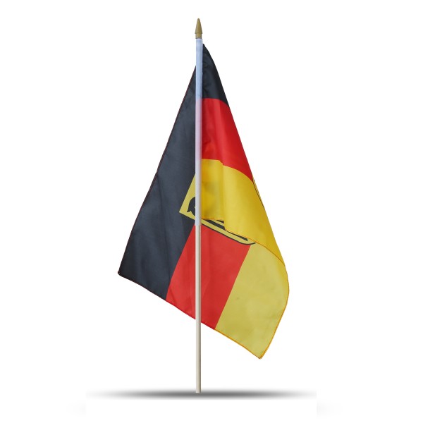 Sonia Originelli 10er Set Fahne Flagge Winkfahne "Deutschland Adler" Germany Eagle Handfahne EM WM