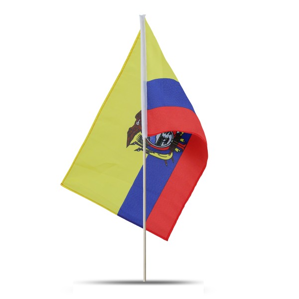 Sonia Originelli 10er Set Fahne Flagge Winkfahne "Ecuador" Handfahne EM WM
