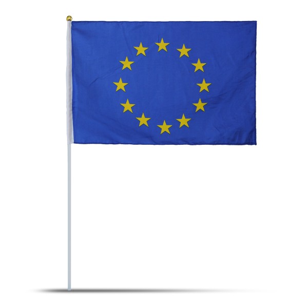 Sonia Originelli 10er Set Fahne Flagge Winkfahne "Europa" Europe Handfahne EM WM