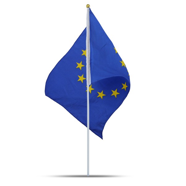 Sonia Originelli 10er Set Fahne Flagge Winkfahne "Europa" Europe Handfahne EM WM