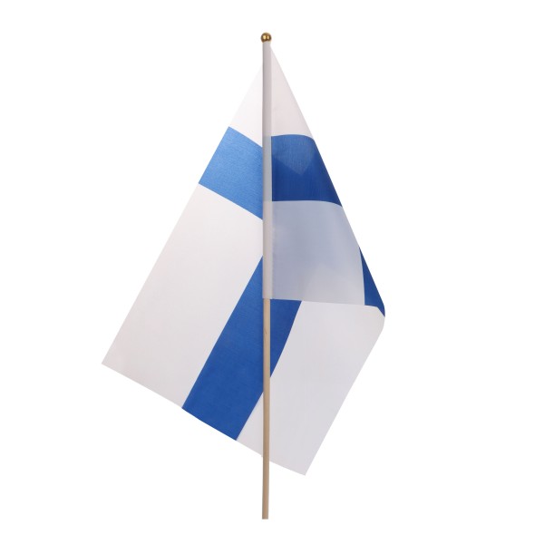 Sonia Originelli 10er Set Fahne Flagge Winkfahne "Finnland" Finland Handfahne EM WM