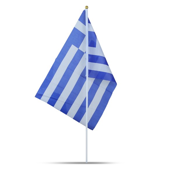 Sonia Originelli 10er Set Fahne Flagge Winkfahne "Griechenland" Greece Handfahne EM WM