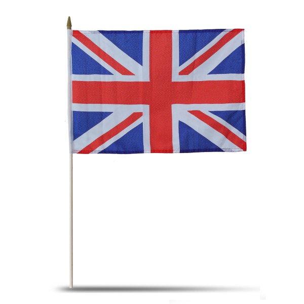 Sonia Originelli 10er Set Fahne Flagge Winkfahne "Grossbritannien" GB UK Handfahne EM WM