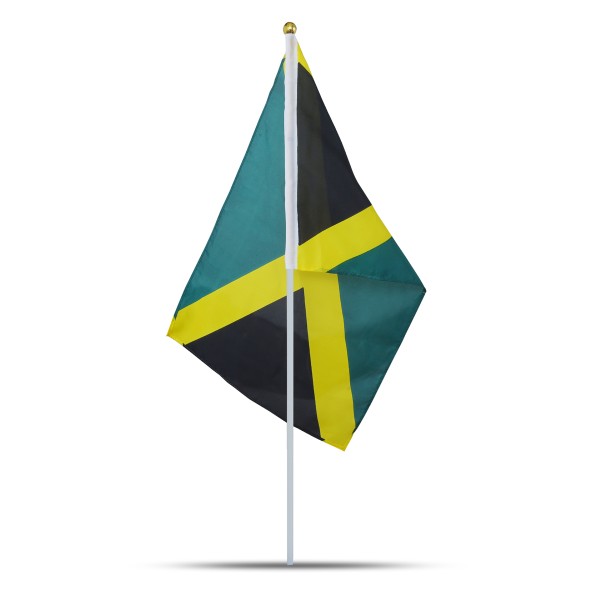 Sonia Originelli 10er Set Fahne Flagge Winkfahne "Jamaika" Jamaica Handfahne EM WM