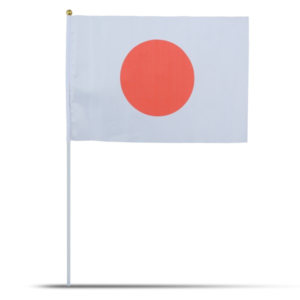 Sonia Originelli 10er Set Fahne Flagge Winkfahne "Japan" Handfahne EM WM