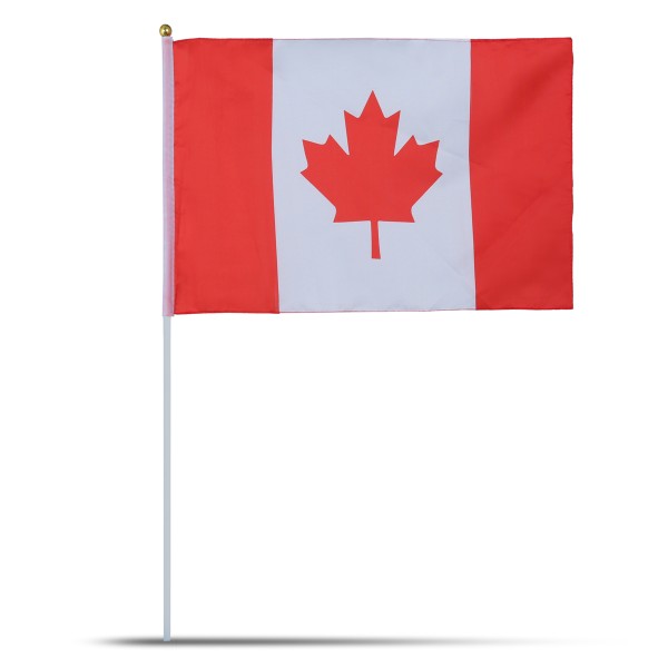 Sonia Originelli 10er Set Fahne Flagge Winkfahne "Kanada" Canada Handfahne EM WM