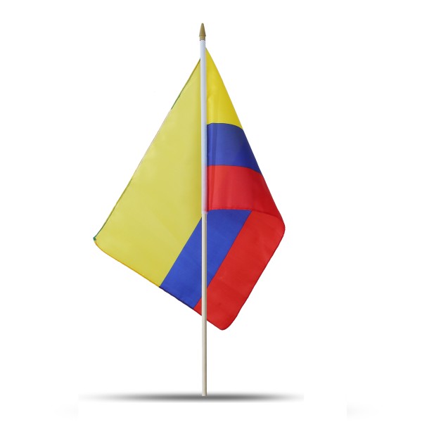 Sonia Originelli 10er Set Fahne Flagge Winkfahne "Kolumbien" Colombia Handfahne EM WM