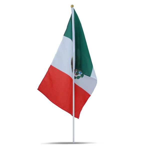 Sonia Originelli 10er Set Fahne Flagge Winkfahne "Mexiko" Mexico Handfahne EM WM