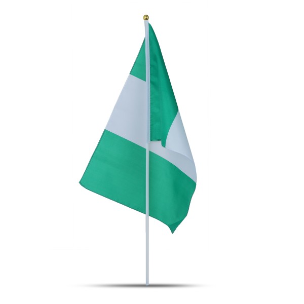 Sonia Originelli 10er Set Fahne Flagge Winkfahne "Nigerien" Nigeria Handfahne EM WM