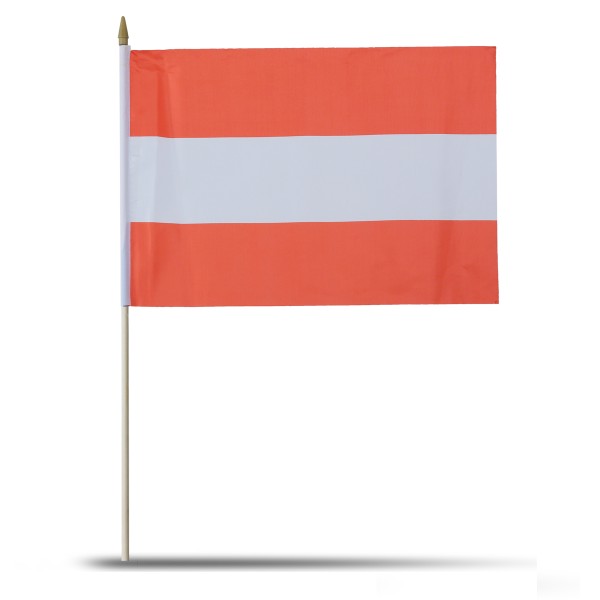 Sonia Originelli 10er Set Fahne Flagge Winkfahne "Österreich" Austria Handfahne EM WM