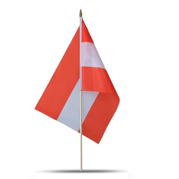 Sonia Originelli 10er Set Fahne Flagge Winkfahne "Österreich" Austria Handfahne EM WM