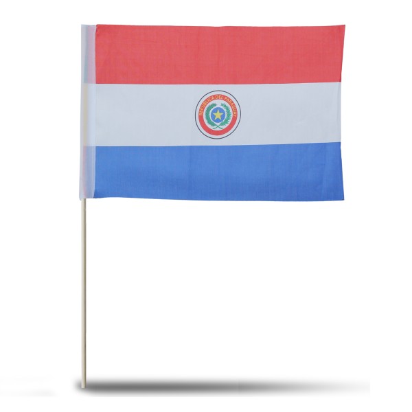 Sonia Originelli 10er Set Fahne Flagge Winkfahne "Paraguay" Handfahne EM WM