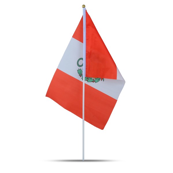 Sonia Originelli 10er Set Fahne Flagge Winkfahne "Peru" Handfahne EM WM