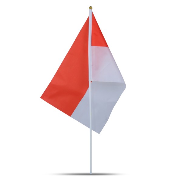 Sonia Originelli 10er Set Fahne Flagge Winkfahne "Polen" Poland Polska Handfahne EM WM