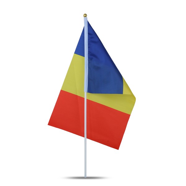 Sonia Originelli 10er Set Fahne Flagge Winkfahne "Rumänien" Romania Handfahne EM WM