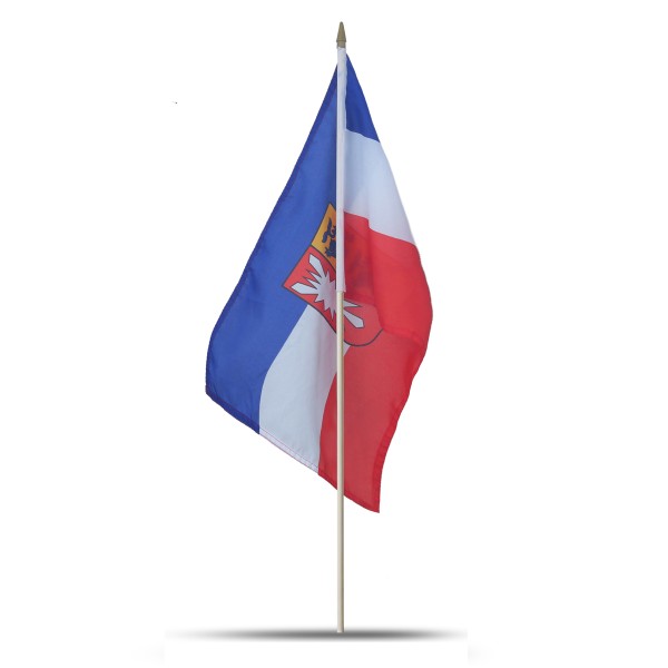 Sonia Originelli 10er Set Fahne Flagge Winkfahne "Schleswig-Holstein" Handfahne EM WM